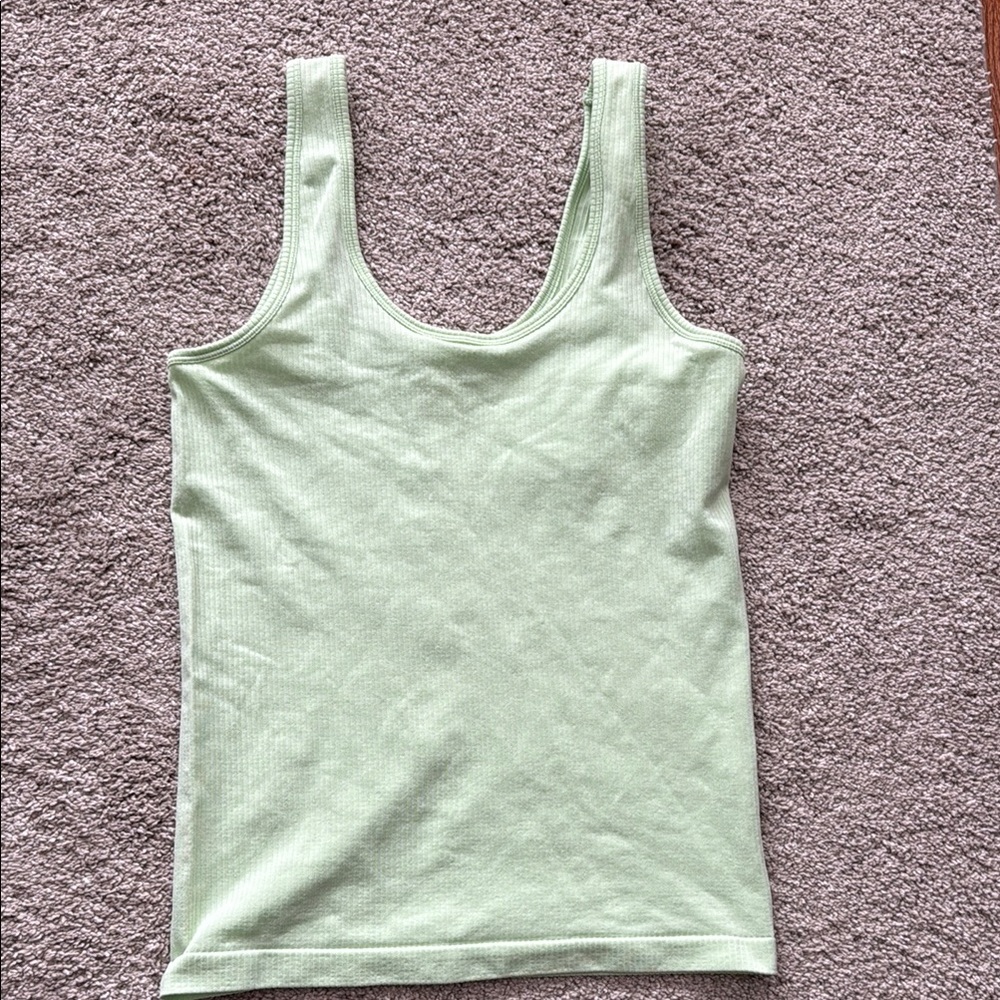 Athleta Green Fitted Tank Top
